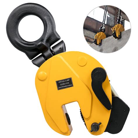 lifting clamps for sheet metal|vertical plate clamp lifting attachment.